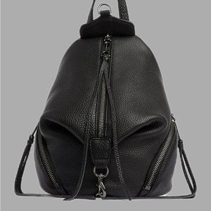 Rebecca Minkoff Julian Convertible Mini Backpack Pebbled Leather